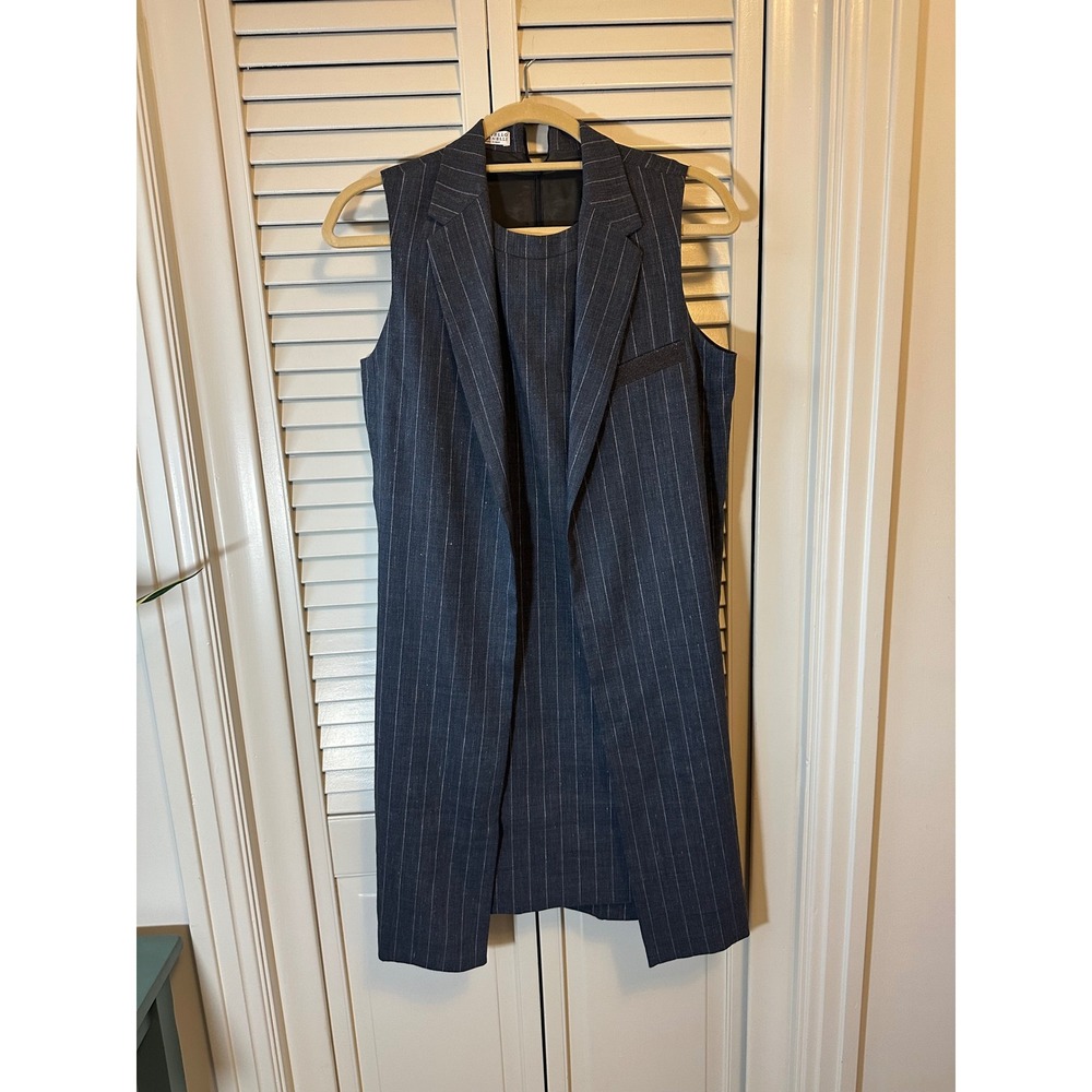 Brunello Cucinelli Pinstripe Shiftโ Dress M